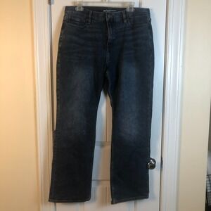 Banana Republic Mens Bootcut Jeans Dark Wash Size 35x32 Actual 36x30 Americana